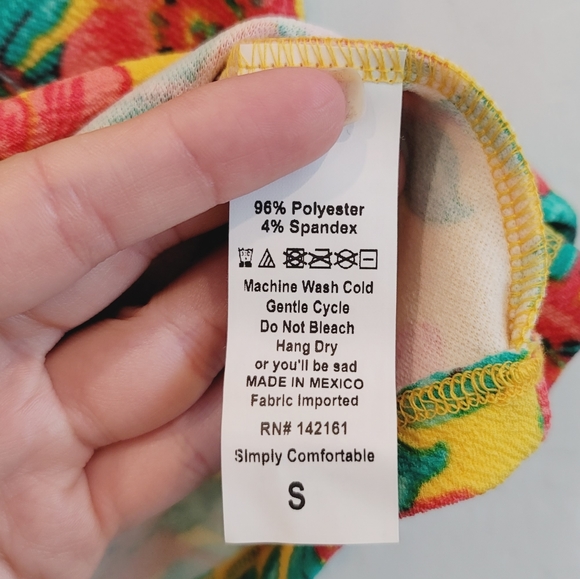 NWT LulaRoe Cassie Floral Pencil Skirt Size Small - Picture 7 of 10